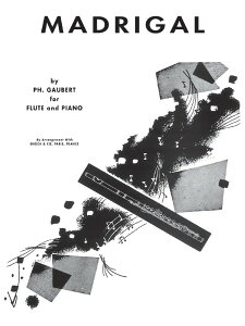 �y�� �y���i�z�y��񎞁A�[��1�T�ԁ`10���z�A�� �t���[�g�\�� �}�h���K�� Madrigal (Flute & Piano) /Phillippe Gaubert