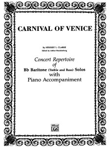 y yizy񎞁A[1Tԁ`10zA [tHjA\ FjX̎ӓ iBaritone BDCD^TDCD  Pianoj Carnival of Venice /Herbert L. Clarke
