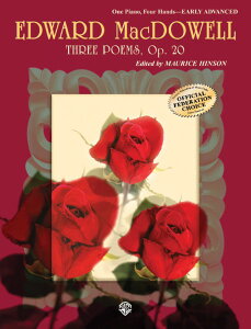 �y�� �y���i�z�y��񎞁A�[��1�T�ԁ`10���z�A�� 3�̎� ��i20 Three Poems (1P4H) /EDWARD MACDOWELL