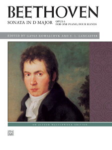 �y�� �y���i�z�y��񎞁A�[��1�T�ԁ`10���z�A�� 4��̂��߂̃s�A�m�E�\�i�^ ��i6 Sonata in D Major Op. 6 (1P4H) /Ludwig van Beethoven