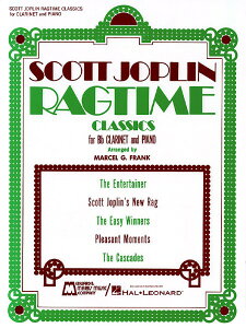 y yizy񎞁A[1Tԁ`10zA Nlbg\ XRbgEWvFO^CENVbNX Scott Joplin Ragtime Classics(Clarinet & Piano) /Scott Jopliny[ւȈ