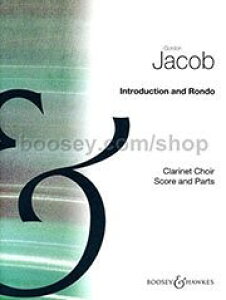 y yizy񎞁A[1Tԁ`10zA NlbgATu tƃh iEs^3Bb^Alto^Bass^Contrabassj Introduction & Rondo (Jacob) (7 Clarinets) /Gordon JacobyEȊO