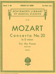 y yizy񎞁A[1Tԁ`10zA sAmtȑ20 jZ KV466 i2P4H^XRAj Concerto No. 20 in D Minor K.466 /Wolfgang Amadeus Mozarty[ւȈꍇz