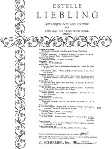 y yizy񎞁A[1Tԁ`10zA ̌uZBA̗tv ̉̐ ipj Una voce poco fa (from Il barbiere di Siviglia) /Gioachino Rossini