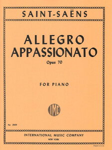 y yizy񎞁A[1Tԁ`10zA AOEApbVi[g OpD 70 Allegro Appassionato Opus 70 (Piano) /Camille Saint-Saensy[ւȈꍇz