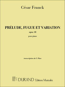 y yizy񎞁A[1Tԁ`10zA v[hAt[Kƕϑt Prelude Fugur et Variation Op. 18 (Piano) /Cesar Francky[ւȈꍇz