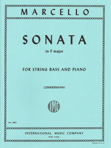 �y�� �y���i�z�y��񎞁A�[��1�T�ԁ`10���z�A�� �R���g���o�X�\�� �\�i�^ �w���� Sonata in F Major (String Bass & Piano) /Benedetto Marcello�y���[���ւ�I���̏ꍇ���������z