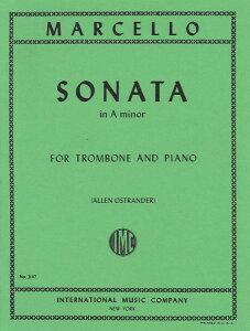 y yizy񎞁A[1Tԁ`10zA g{[\ \i^ CZ Sonata in A minor (Trombone & Piano) /Benedetto Marcelloy[ւȈꍇz