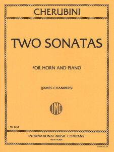 y yizy񎞁A[1Tԁ`10zA z\ 2̃\i^ Two Sonatas (Horn & Piano) /Luigi CherubiniyEȊOz