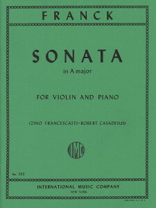 y yizy񎞁A[1Tԁ`10zA oCI\ @CIE\i^ CiViolin  Pianoj Violin Sonata in A Major /Cesar FranckyEȊOz