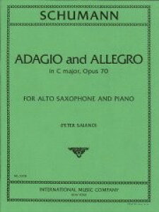 y yizy񎞁A[1Tԁ`10zA AgTbNX\ A_[WƃAO n i70 Adagio and Allegro in C Major Op 70 (A.Sax & Piano /Robert Schumanny[ւȈꍇ