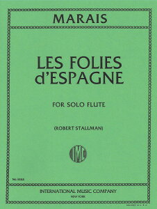 �y�� �y���i�z�y��񎞁A�[��1�T�ԁ`10���z�A�� �t���[�g�\�� �X�y�C���̃t�H���A Les Folies Variations (Flute) /Marin Marais�y���[���ւ�I���̏ꍇ���������z