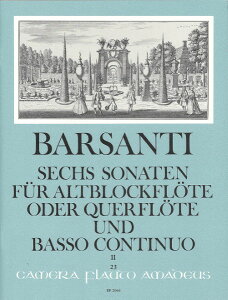 y yizy񎞁A[1Tԁ`10zA R[_[ 6̃\i^ OpD 1 2iNoD 4|6j iAlto Recorder  Bassoj 6 Sonatas Op. 1 Volume II No. 46 /Francesco BarsantiyEȊOz