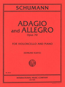 y yizy񎞁A[1Tԁ`10zA `F\ A_[WƃAO i70 iCello  Pianoj Adagio and Allegro Opus 70 /Robert SchumannyEȊOz