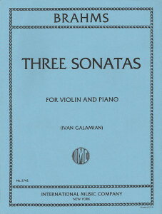 y yizy񎞁A[1Tԁ`10zA oCI\ @CIE\i^ 1ԁ`3 OpD 78 100 108 iViolin  Pian 3 Violin Sonatas Opus 78 100 108 /Johannes BrahmsyEȊO