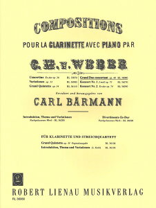 y yizy񎞁A[1Tԁ`10zA Nlbg\ 勦tIdt OpD 48 iClarinet  Pianoj Grand Duo Concertante Op. 48 /Carl Maria Von WeberyEȊOz