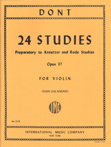 y yizy񎞁A[1Tԁ`10zA oCI\ NCcFƃ[hւ24̏IK OpD37 24 Studies Opus 37 (Violin Solo) /Jakob DontyEȊOz