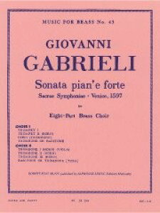 y yizy񎞁A[1Tԁ`10zA ǃATu 8̃sAmƃtHẽ\i^yǔdtz Sonata Pianfe Forte (Brass Octet) (Alphonse Leduc) /GabrieliyEȊO