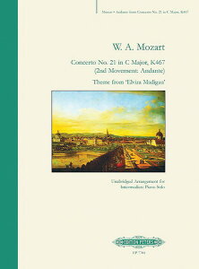 y yizy񎞁A[1Tԁ`10zA A_e iusAmt 21 K467v2ýj iPiano Soloj Andante (from Piano Concerto No. 21 K467) /Wolfgang Amadeus Mozarty[ւI