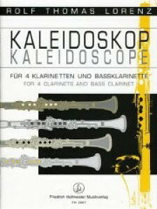 y yizy񎞁A[1Tԁ`10zA NlbgATu JChXR[vi؋j i4 Clarinet  Bass Clarinetj Kaleidoskop (Clarinet Quintet) /Rolf Thomas LorenzyEȊO