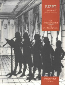 y yizy񎞁A[1Tԁ`10zA ؊ǃATu uȀv1g iWoodwind Quintetj LfArlesienne Suite No. 1 (Barenreiter) /Georges BizetyEȊOz