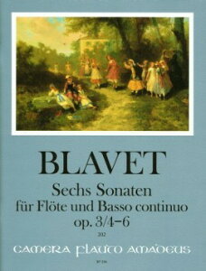 y yizy񎞁A[1Tԁ`10zA 6̃t[gE\i^ OpD 3 NoD 4|6 iFlute  BassoiPianojj 6 Sonatas Op. 3 No. 46 Volume II /Michel BlavetyEȊOz