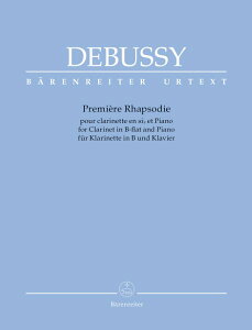 �y�� �y���i�z�y��񎞁A�[��1�T�ԁ`10���z�A�� �N�����l�b�g�\�� ��1�����ȁiClarinet �� Piano�j Premiere Rhapsodie /Claude Debussy�y����E�����ȊO���������z
