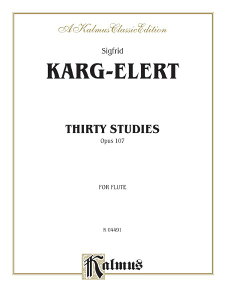 y yizy񎞁A[1Tԁ`10zA t[g\ 30̗K 30̊zK i107 30 Studies Opus 107 (Flute) /Sigfrid Karg-Elerty[ւȈꍇz