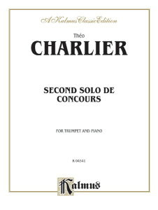 y yizy񎞁A[1Tԁ`10zA gybg\ tp\ 2 \EhERN[iTrumpet  Pianoj Second Solo de Concours /Theo Charliery[ւȈꍇ