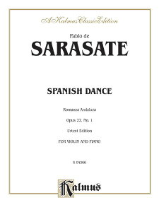 y yizy񎞁A[1Tԁ`10zA oCI\ A_VÃ}X iuXyCȏW OpD 22v1ԁj iViolin  Pian Spanish Dance Opus 22 No. 1 (Romanza Andaluza) /Pablo de