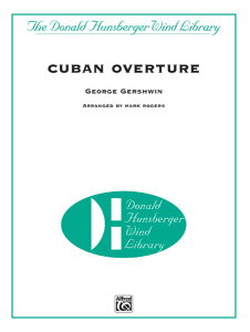 y yizy񎞁A[1Tԁ`10zA L[o Cuban Overture (WB) /GEORGE GERSHWINy[֕sizyEȊOz