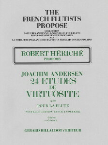 y yizy񎞁A[1Tԁ`10zA t[g 24̋ZIIK OpD 60 2 24 Etudes de Virtuosite Op. 60 Vol. 2 (Flute) /Joachim AndersenyEȊOz