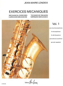 楽譜 【取寄品】【取寄時、納期1週間〜10日】輸入 サックスソロ メカニズムの練習課題 第1巻 (All Sax) Exercices Mecaniques Volume 1 /Jean Marie Londeix【沖縄・離島以外送料無料】