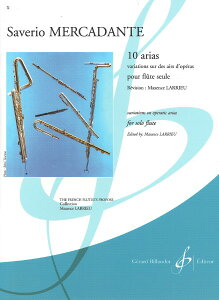 y yizy񎞁A[1Tԁ`10zA t[g 10̃AA iIyEAAɂϑtȏWj iFlutej 10 Arias Variations Sur Des Airs DfOperas /Saverio Mercadantey[ւȈꍇ