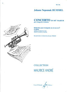 y yizy񎞁A[1Tԁ`10zA gybg\ gybgt σz iTrumpet  Pianoj Concerto en Mi flat Majeur /Johann Nepomuk HummelyEȊOz