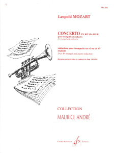 y yizy񎞁A[1Tԁ`10zA gybg\ gybgt j iTrumpet Bb^D  Pianoj Trumpet Concerto en Re Majeur /Leopold MozartyEȊOz