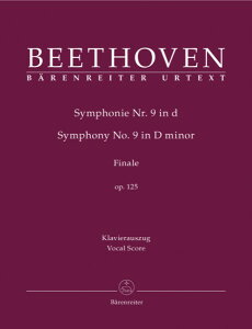y yizy񎞁A[1Tԁ`10zA  9 jZ OpD 125 4y Symphony No. 9 in D minor Op. 125 (Vocal Score) /Ludwig van BeethovenyEȊOz