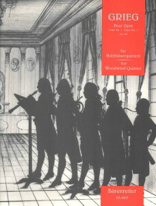 y yizy񎞁A[1Tԁ`10zA ؊ǃATu uy[EMgv1g OpD 46 Peer Gynt Suite No. 1 Op. 46 (Woodwind Quintet) /Edvard Hagerup GriegyEȊOz