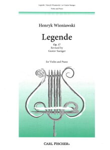y yizy񎞁A[1Tԁ`10zA oCI\ ` OpD17 WFh iViolin  Pianoj Legende Op. 17 /Henri Wieniawskiy[ւȈꍇz