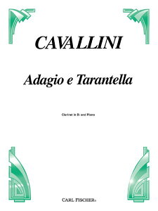 y yizy񎞁A[1Tԁ`10zA Nlbg\ A_[Wƃ^e iClarinet  Pianoj Adagio e Tarantella /Ernesto Cavalliniy[ւȈꍇz