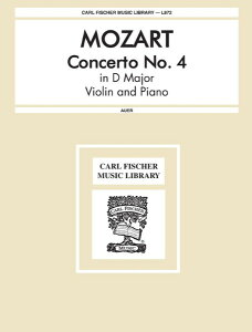y yizy񎞁A[1Tԁ`10zA oCI\ @CIt 4 j K 218 iViolin  Pianoj Violin Concerto No. 4 in D Major K. 218 /Wolfgang Amadeus MozartyEȊO