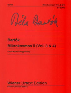 y yizy񎞁A[1Tԁ`10zA ~NRXX 2Wi34j Mikrokosmos Band 2 (Vol. 3 & 4) /Bartok BelayEȊOz