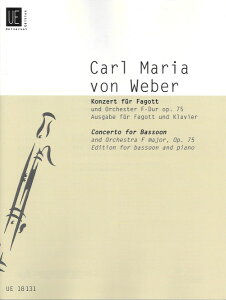 y yizy񎞁A[1Tԁ`10zA oX[\ t@Sbgt w OpD 75 iBassoon  Pianoj Bassoon Concerto Op. 75 /Carl Maria von WeberyEȊOz