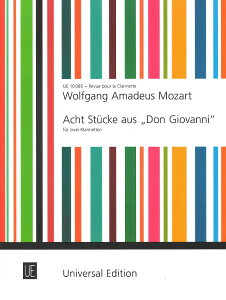 y yizy񎞁A[1Tԁ`10zA NlbgATu 8̏i iIyuhEWojvj iClarinet Duetj iXRAj 8 Pieces from Don Giovanni /Wolfgang Amadeus Moza