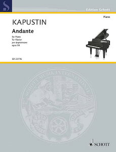 �y�� �y���i�z�y��񎞁A�[��1�T�ԁ`10���z�A�� �A���_���e Op�D 58 �iPiano Solo�j Andante Op. 58 /Nikolai Kapustin�y���[���ւ�I���̏ꍇ���������z