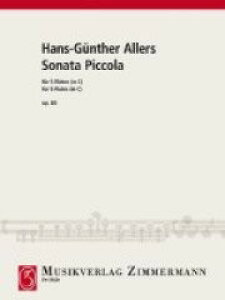 y yizy񎞁A[1Tԁ`10zA t[gATu \i^EsbRi\i^j i80 iFlute Quintetj Sonata Piccola Op. 80 /Hans-Gunther AllersyEȊOz