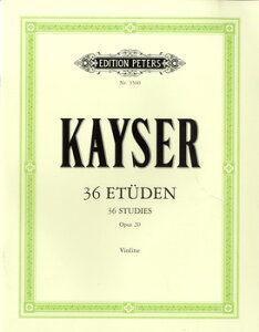 �y�� �y���i�zGYS00072177 �J�C�U�[ : �����I�Ŕ��W�I�ȗ��K�� Op.20 �W�b�g�ҁ^KAYSER: 36 ELEMENTARY AND PROGRESSIVE ST ���y��y����E�����ȊO���������z