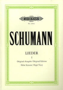 �y�� �y���i�zGYC00072269 �V���[�}�� : �̋ȏW ��1��/�����p�i�ƌ�jSCHUMANN LIEDER(H)/FRIEDLAENDER BD.1�^���y�y����E�����ȊO���������z
