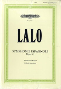 �y�� �y���i�zGYS00072728 ���� : �X�y�C�������� Op.21/���j���[�C���ҁ^LALO SYMPHONIE ESPAGNOLE OP.21/MENUHIN ���y��y����E�����ȊO���������z