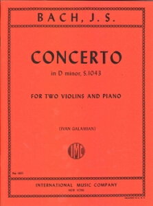 y yizGYS00074713 obn 2̃oCIƊǌŷ߂̋tȓZBWV1043/K~Aw/oCIƃsAm BACH DOPPEL-KONZERT D-MOLLyEȊOz